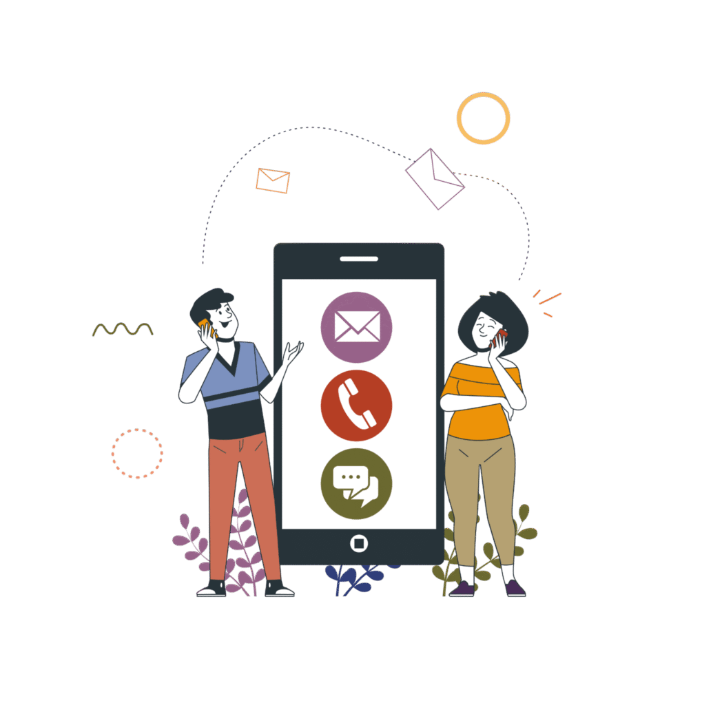 Illustration page de contact